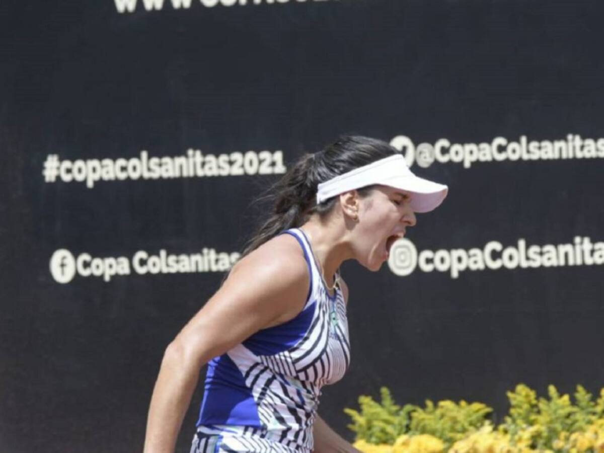 Camila Osorio sigue rompiendo marcas y ya está en ‘semis’ de Charleston