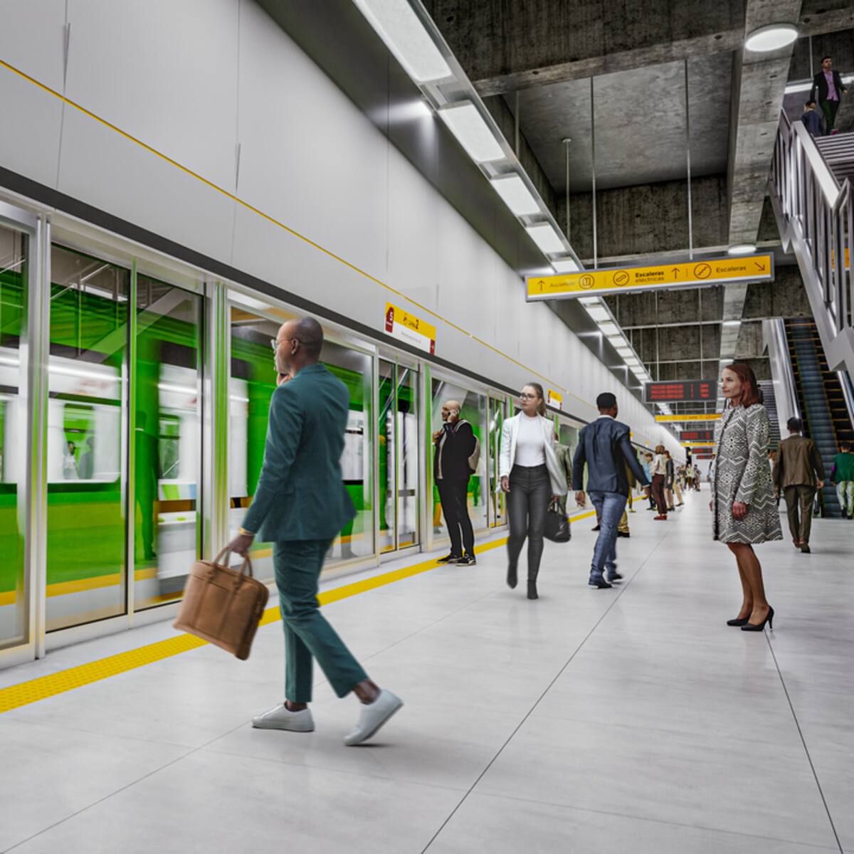 Patio taller del Metro tiene un 90% de avance: iniciaron obras del viaducto