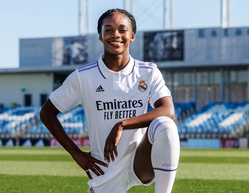 Linda Caicedo, delantera colombiana del Real Madrid / Twitter: @realmadridfem