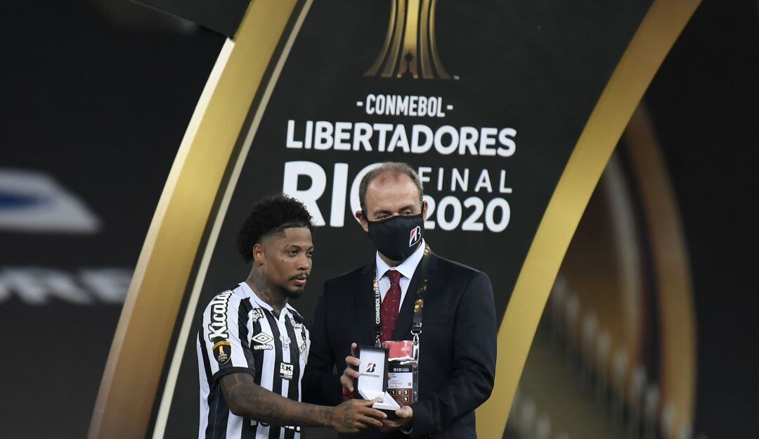 Marinho fue elegido como el mejor jugador de la Copa Libertadores 2020.