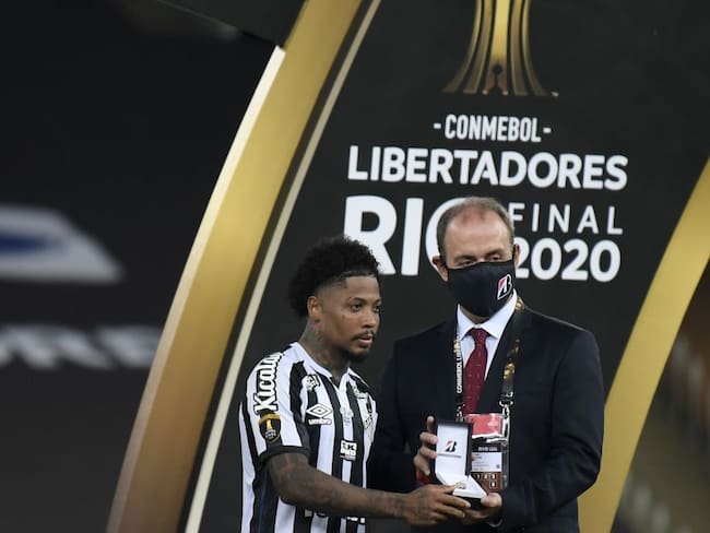 Marinho fue elegido como el mejor jugador de la Copa Libertadores 2020.