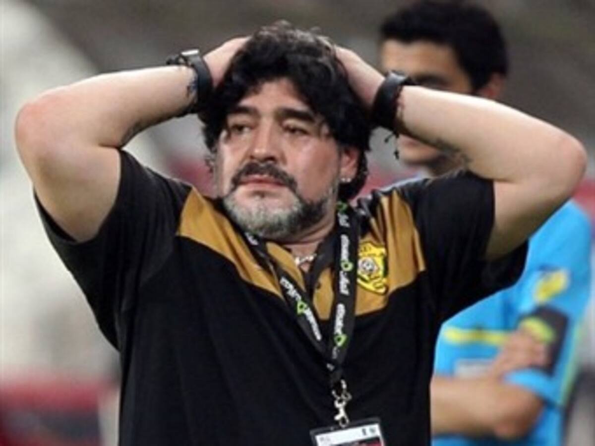 Diego Maradona asegura que no tiene lugar en Boca Juniors