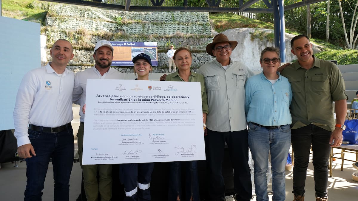 450 mineros de Segovia entran a programa de formalización