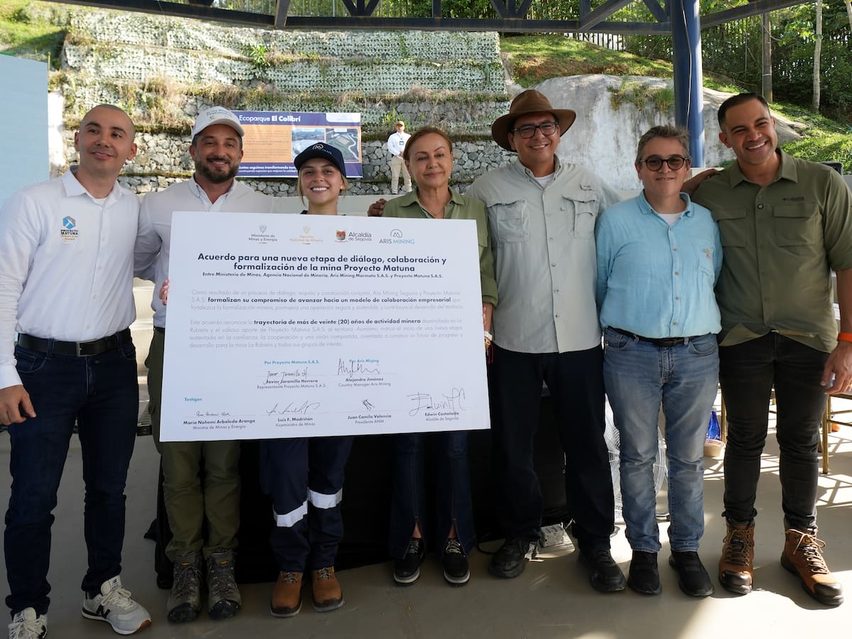 450 mineros de Segovia entran a programa de formalización