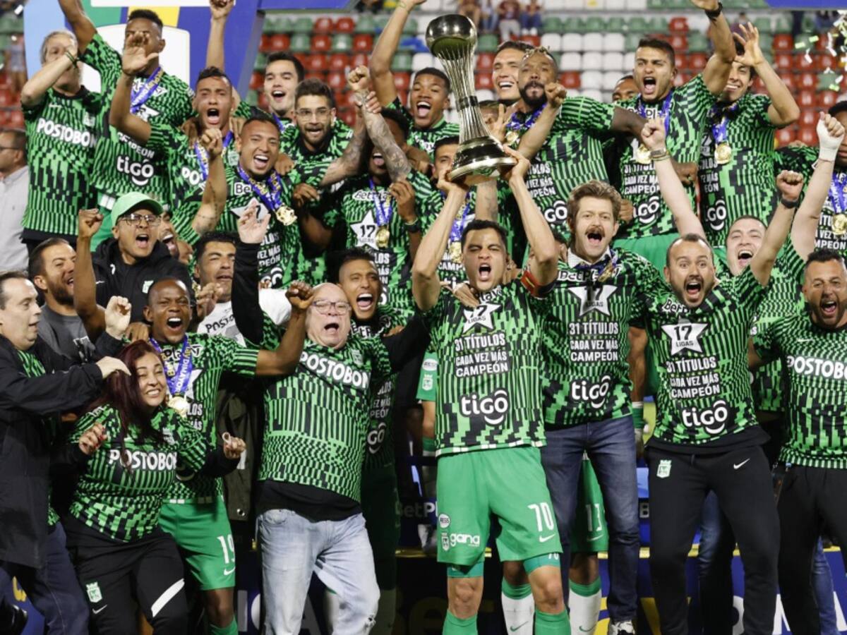 ¡Llegó la 17! Nacional, campeón del fútbol colombiano en el minuto de Dios