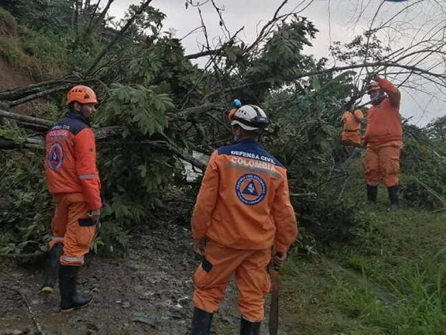 Foto: Tomada del perfil de Facebook de la Defensa Civil del municipio de Anserma.