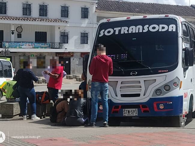 En paro una ruta de buses en Nariño- foto referencia Julián Ramírez