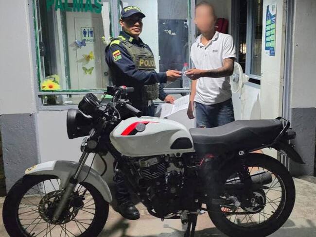 se identificó a un sujeto con las características reportadas. Foto policía Neiva.