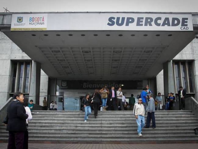 Fachada Supercade CAD, Centro Administrativo Distrital.