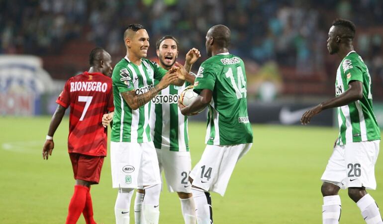 Gilberto García, Sebastián Pérez, Víctor Ibarbo y Davinson Sánchez
