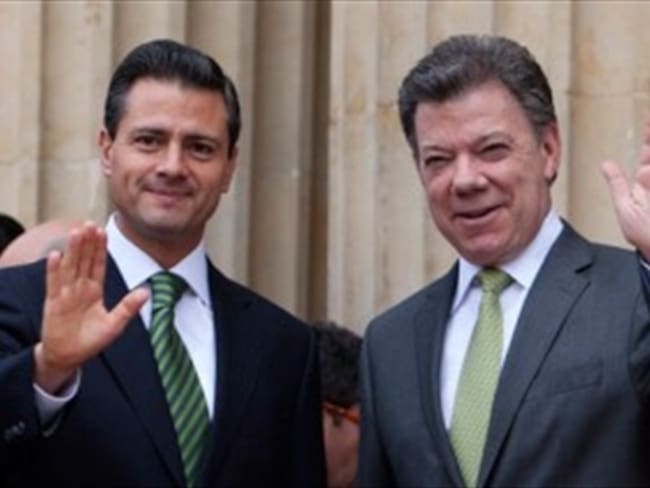 Presidente Santos se reúne este viernes con su homólogo en México