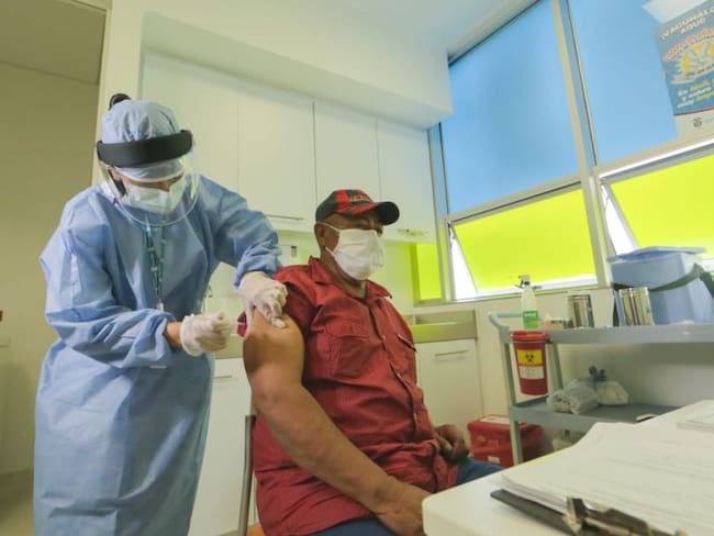 Simulacro de vacunaciín