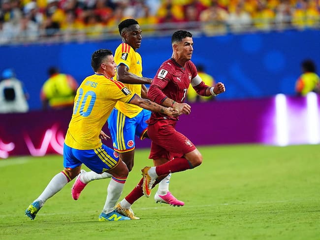 Duelo del Mundial 2026 entre la Selección Colombia y Portugal en Miami. (Photo by Evrim Aydin/Anadolu via Getty Images)