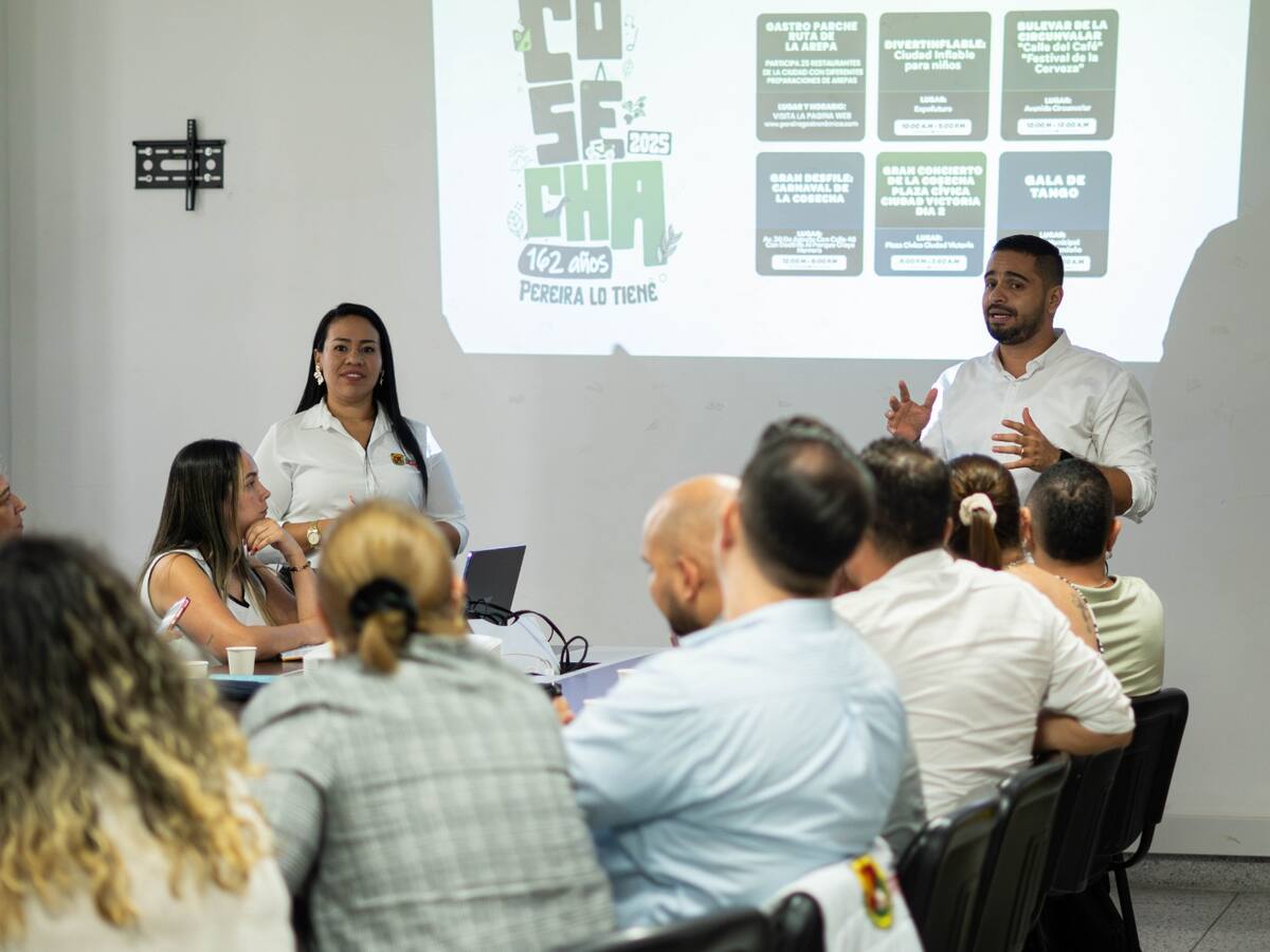 Pereira se prepara para las Fiestas de la Cosecha 2025; habrá más de 130 eventos