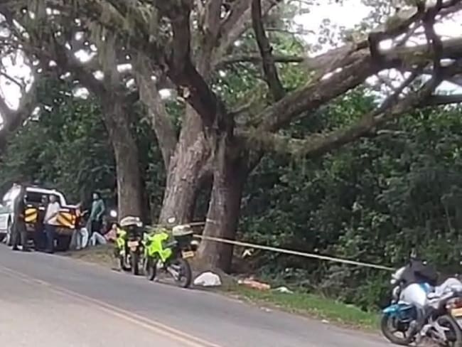 Arrojan la cabeza de un hombre a una carretera nacional del norte del Valle - Redes Sociales