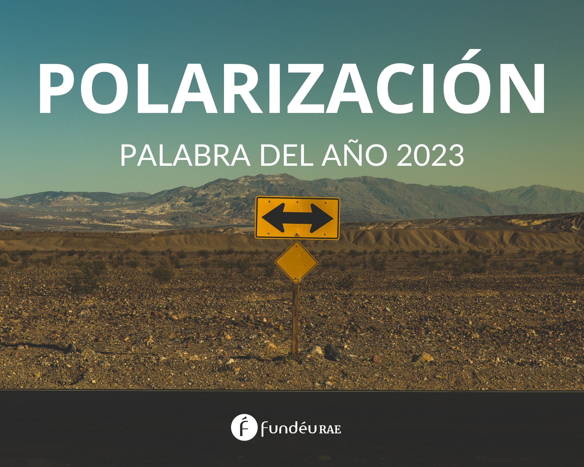 MADRID, 27/12/2023.- Polarización es la palabra de 2023 elegida por la FundéuRAE, un término que ha sido seleccionado por su amplia presencia en los medios de comunicación y por la evolución que ha experimentado su significado y que se ha impuesto a otras once, entre las que figuraban amnistía, guerra y fentanilo. Según ha explicado FundéuRAE, fundación promovida por la Real Academia Española y la Agencia EFE, en los últimos años se ha extendido el uso de la voz polarización, que está recogida desde 1884 en el diccionario académico, para aludir a situaciones en las que hay dos opiniones o actividades muy definidas y distanciadas (en referencia a los polos), en ocasiones con las ideas implícitas de crispación y confrontación. EFE. EFE/FundéuRAE
