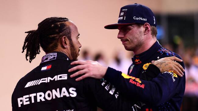 Lewis Hamilton y Max Verstappen