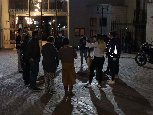 Simulacro nocturno en Bogotá