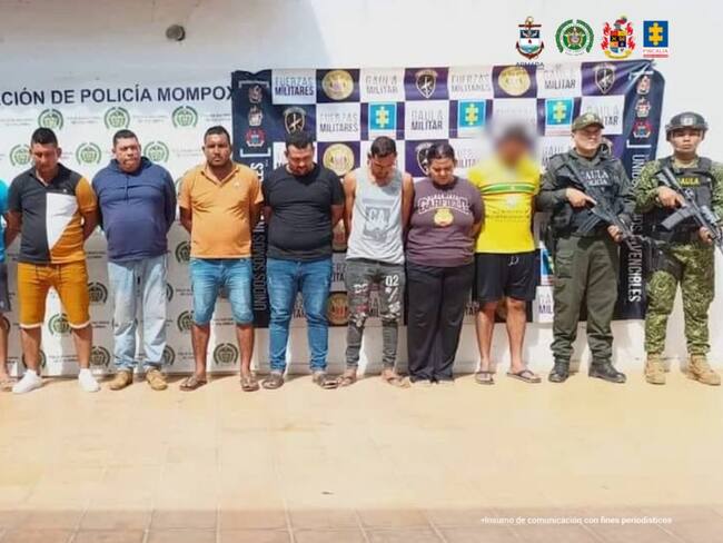 Cárcel para tres presuntos integrantes de subestructura del Clan del Golfo en Bolívar