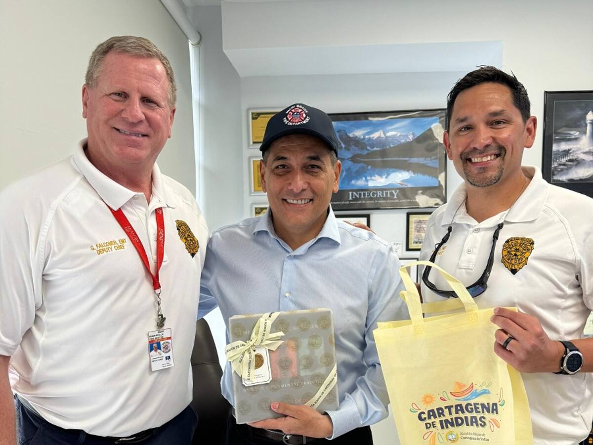 Cuerpo de Salvavidas de Miami hará entrenamiento a rescatistas de Cartagena