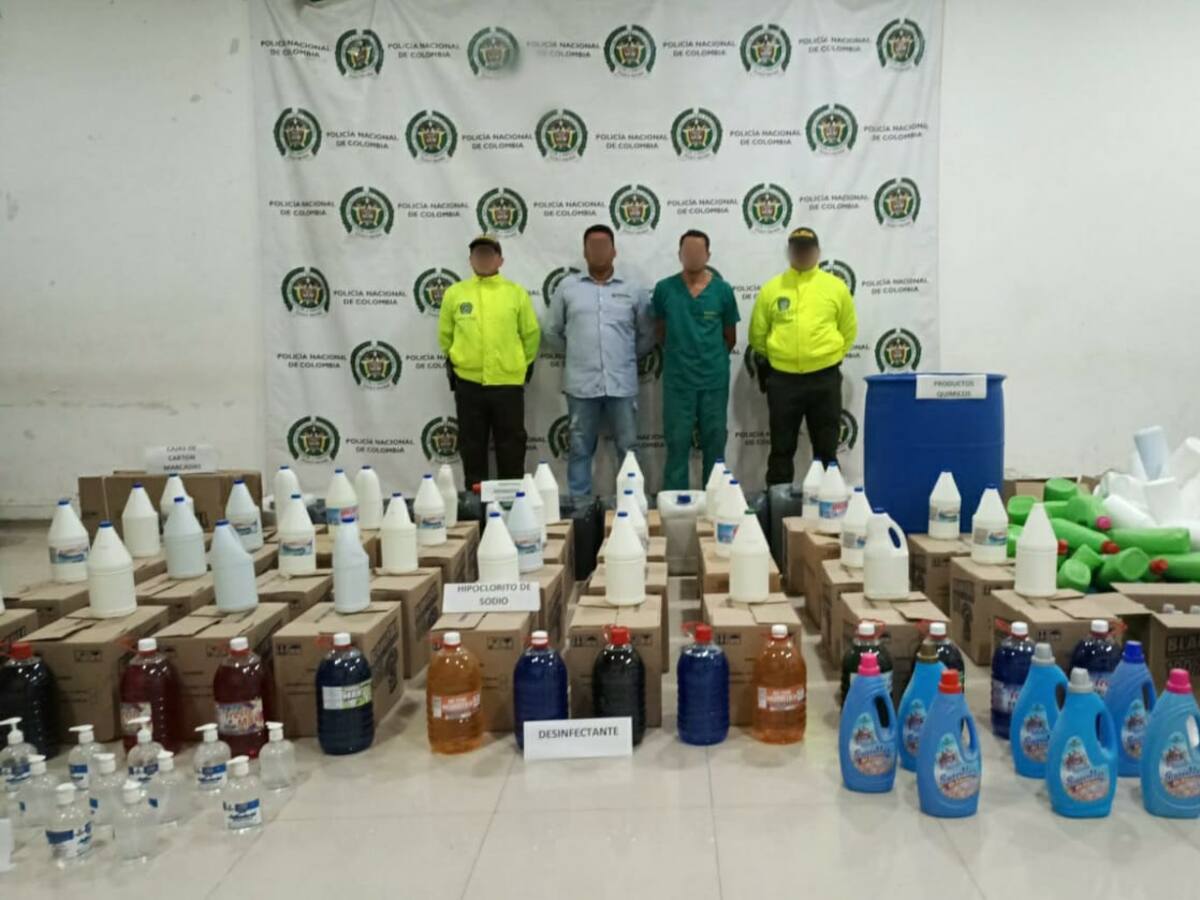 En Montería fue desmantelada una banda dedicada a la corrupción de productos