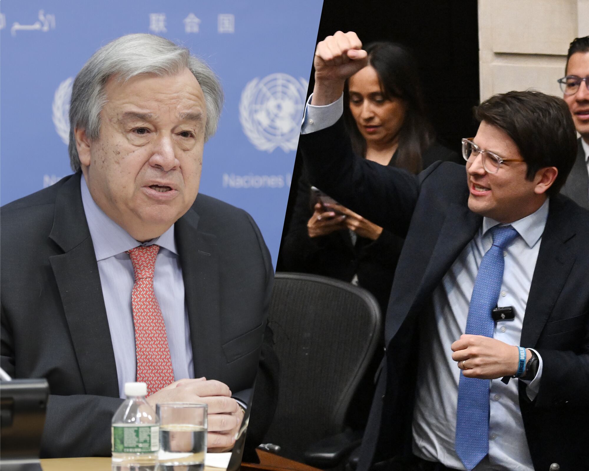 Naciones Unidas resalta que los colombianos tienen la oportunidad de fortalecer “aún más su democracia mediante un proceso electoral pacífico” tras el atentado contra Miguel Uribe Turbay.
(Foto: Caracol Radio / Getty )