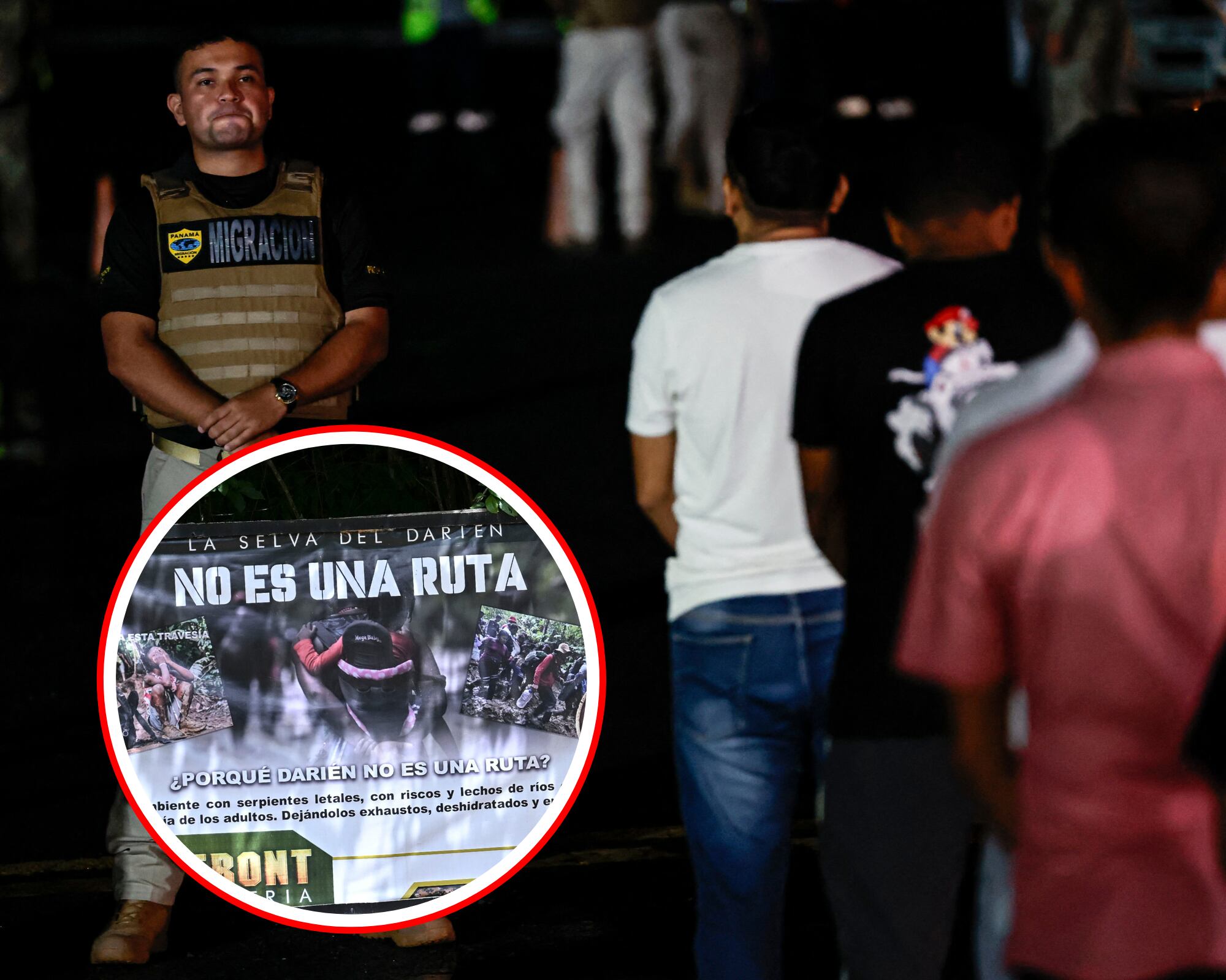 Panamá deportó a 30 migrantes ecuatorianos que ingresaron al país a través de la inhóspita selva del Darién, fronteriza con Colombia, en el marco de un acuerdo con Estados Unidos. 
(Foto: Getty / Caracol Radio)
