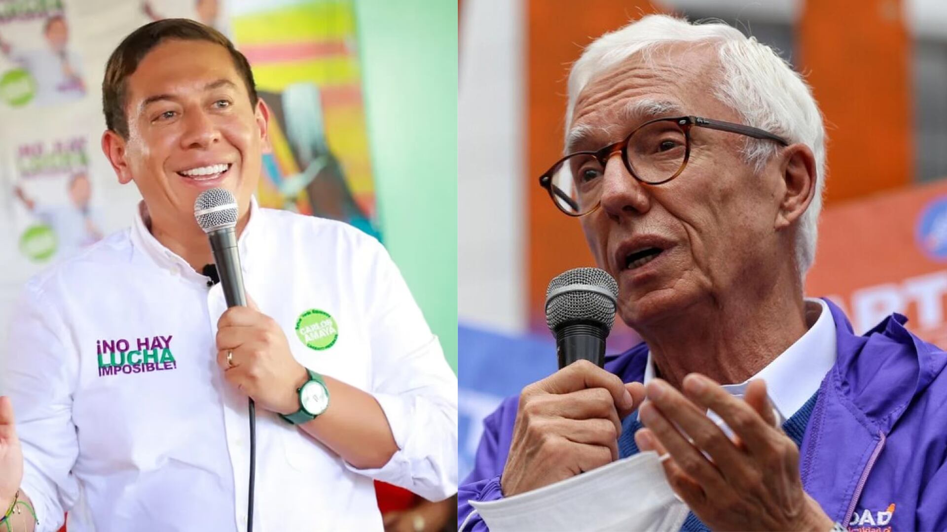 Carlos Amaya y Jorge Enrique Robledo