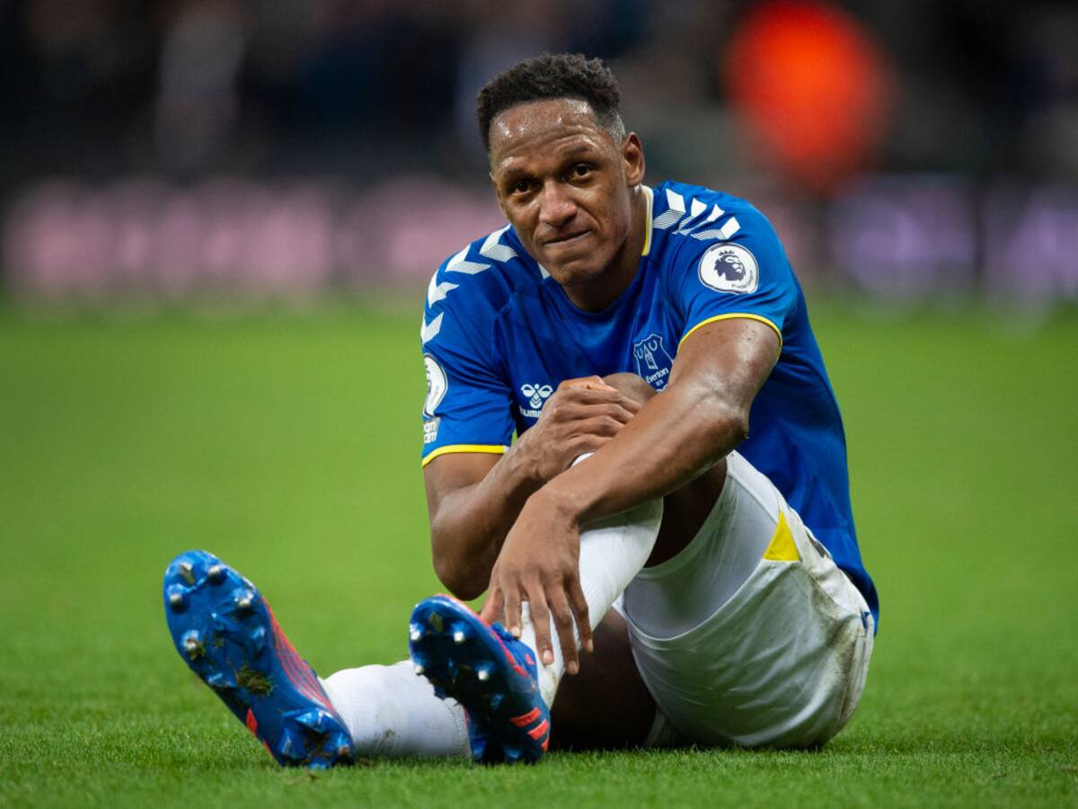 El balance de Yerry Mina: más de una temporada sin jugar por lesiones en el Everton