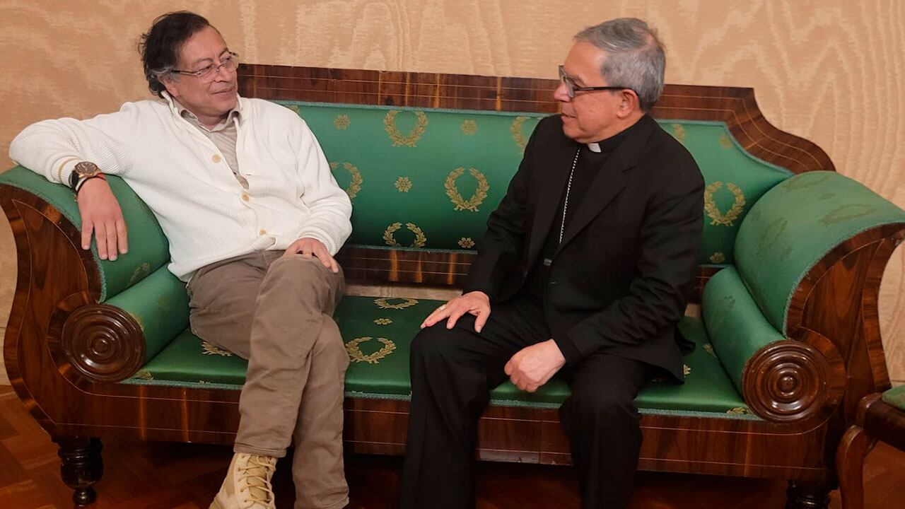 Presidente Petro y el cardenal Rueda dialogaron sobre caminos de reconciliación y defensa de la vida