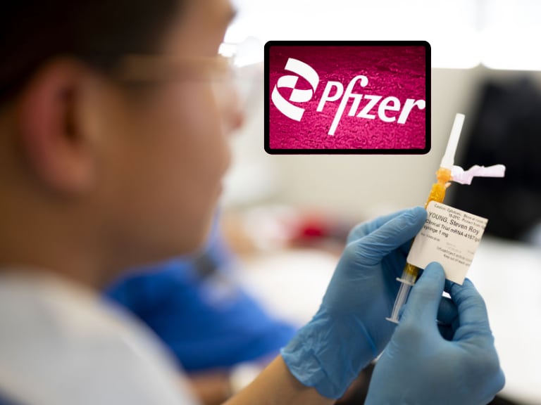 Tecnología y avances de Pfizer / foto vía Getty Images