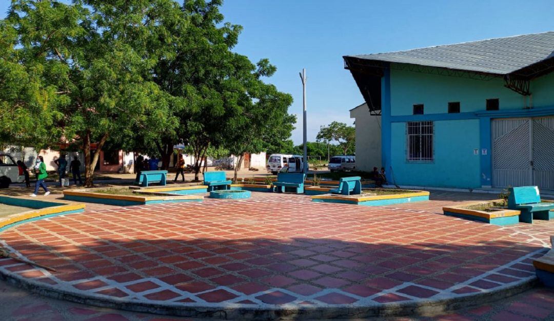 Este lugar estaba lleno de basuras y maleza