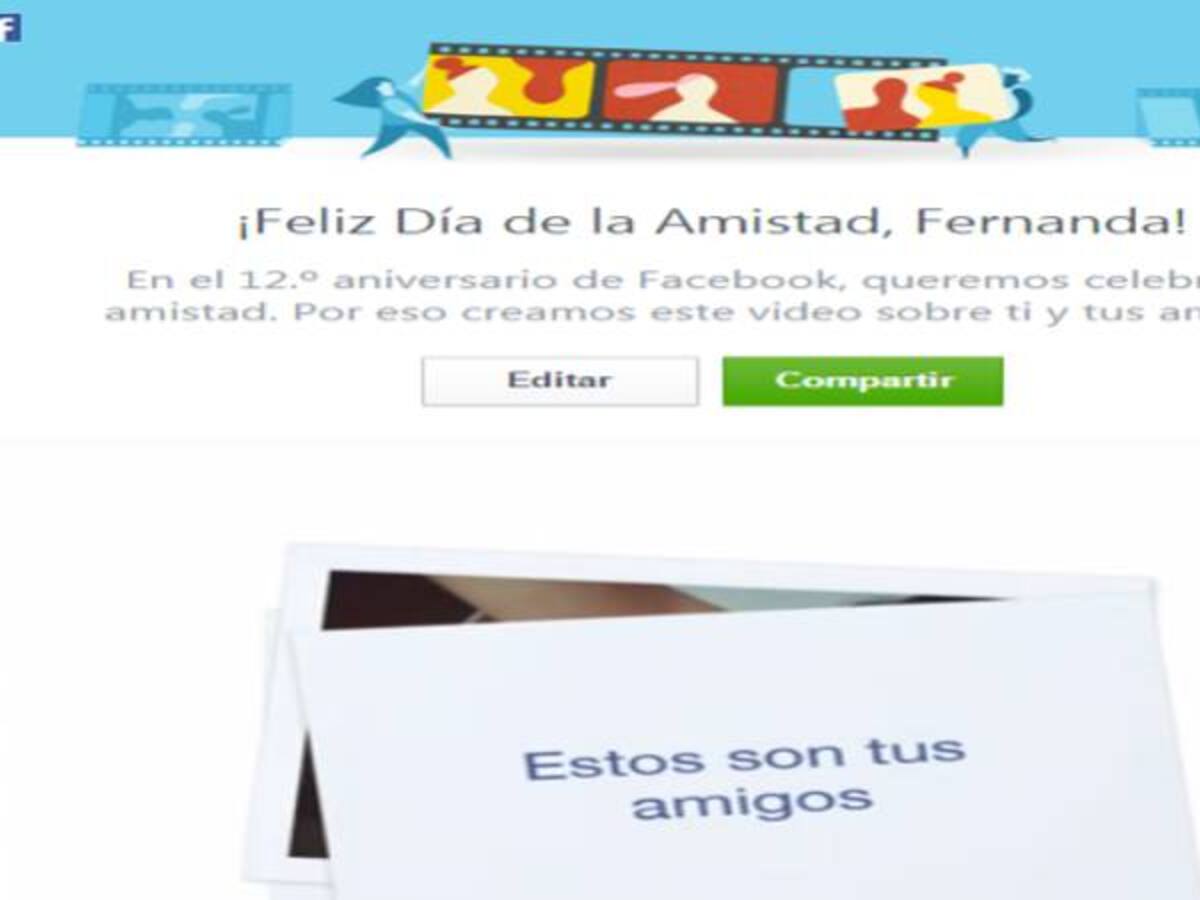 Facebook celebra el día de la Amistad