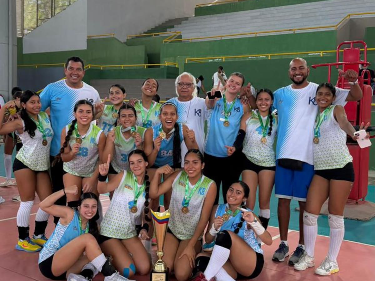Academia de voleibol barranquillera se coronó campeona nacional sub 17 de voleibol en Cartagena