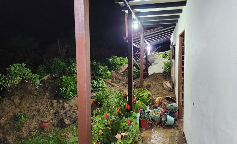 La emergencia fue ocasionada por las fuertes lluvias en el municipio de La Unión. Foto: Entre Ceja y Ceja.
