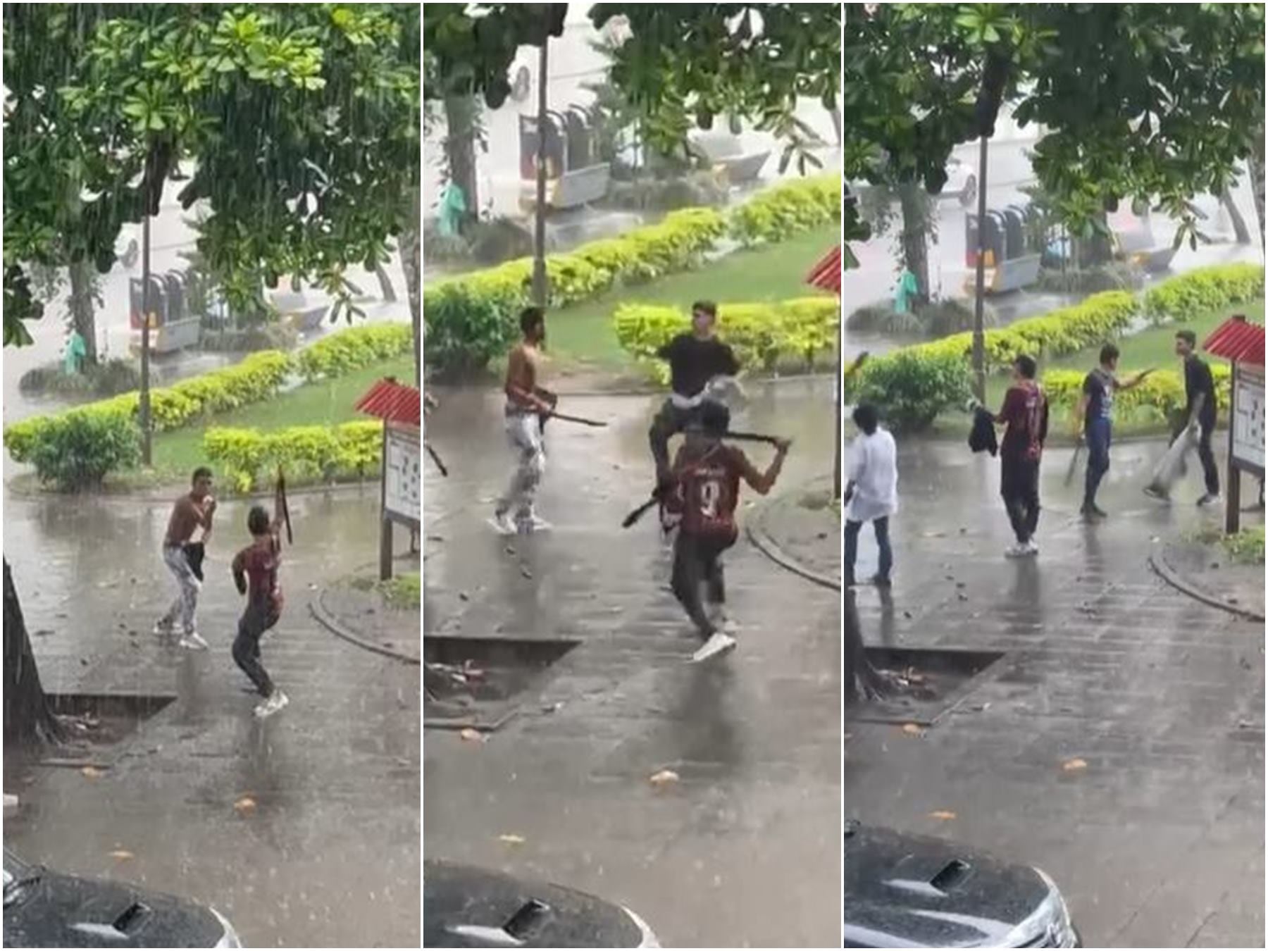 Pelea en el centro de Ibagué