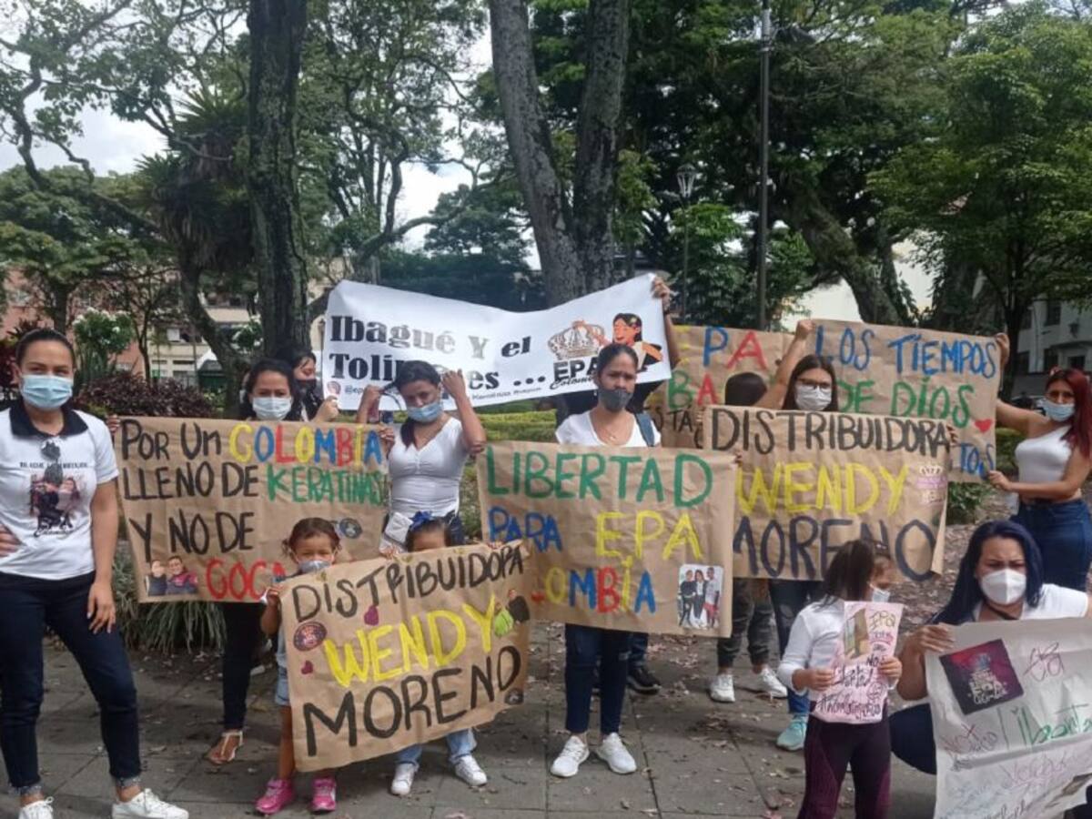Seguidoras de Epa Colombia en Ibagué piden que no sea enviada a la cárcel