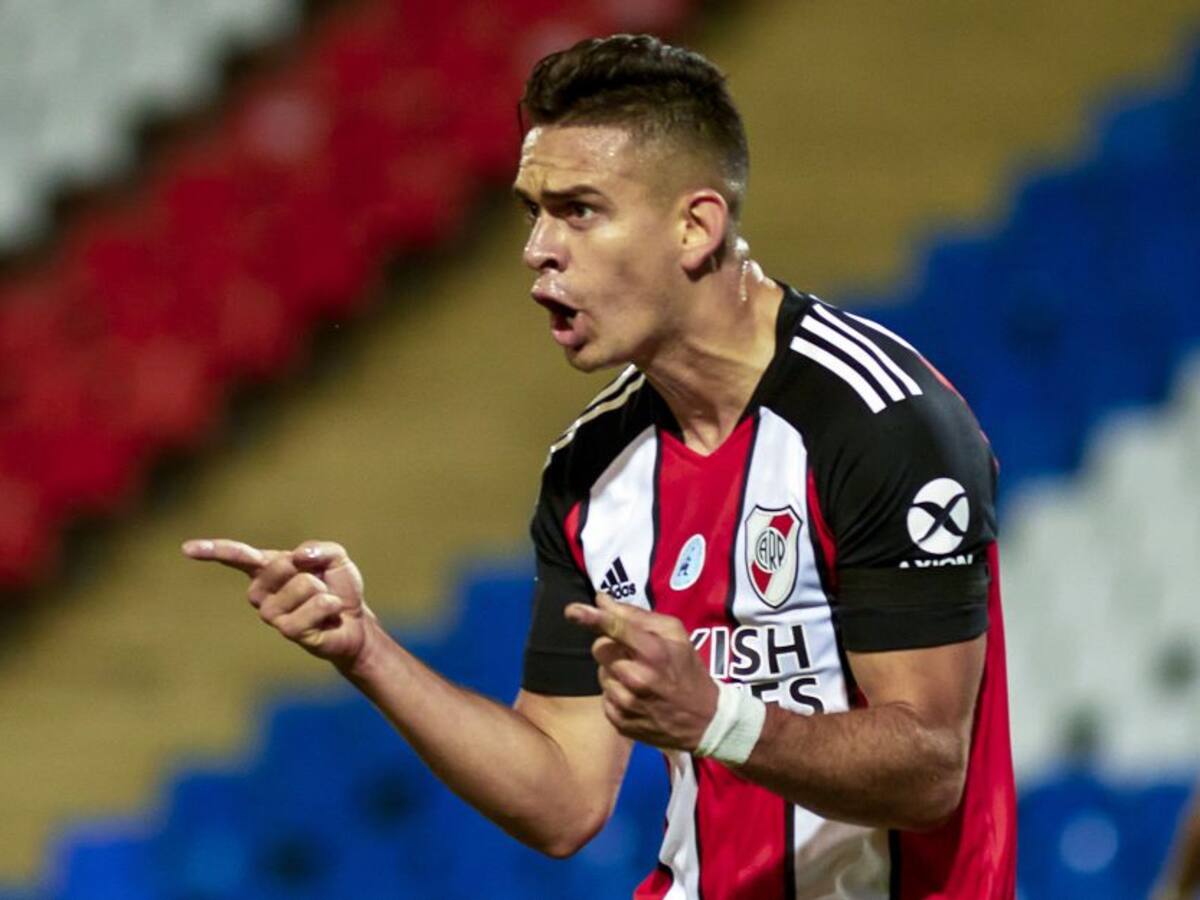 Rafael Santos Borré: “River me hace muy feliz”