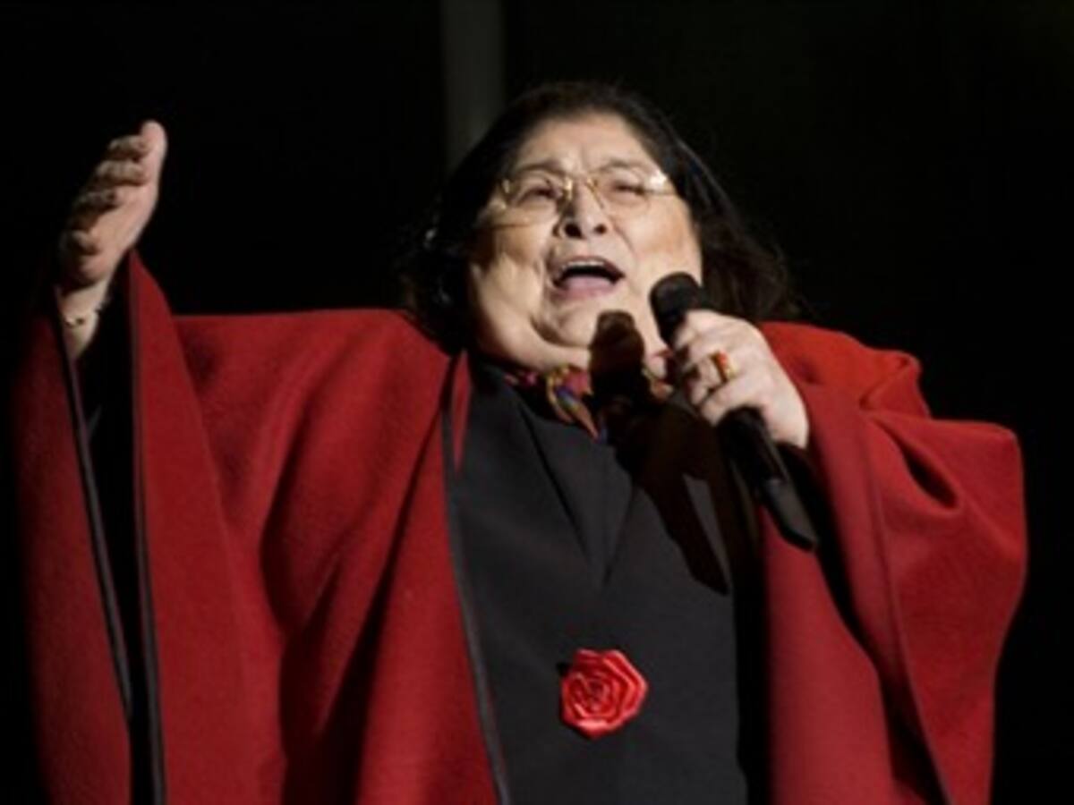 Mercedes Sosa se encuentra en cuidados intensivos por un problema hepático