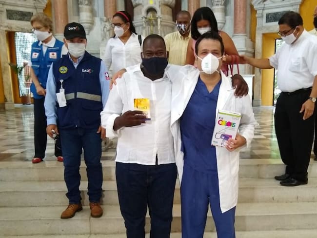 Hacen acto de reconciliación y reparación a la misión médica en Cartagena