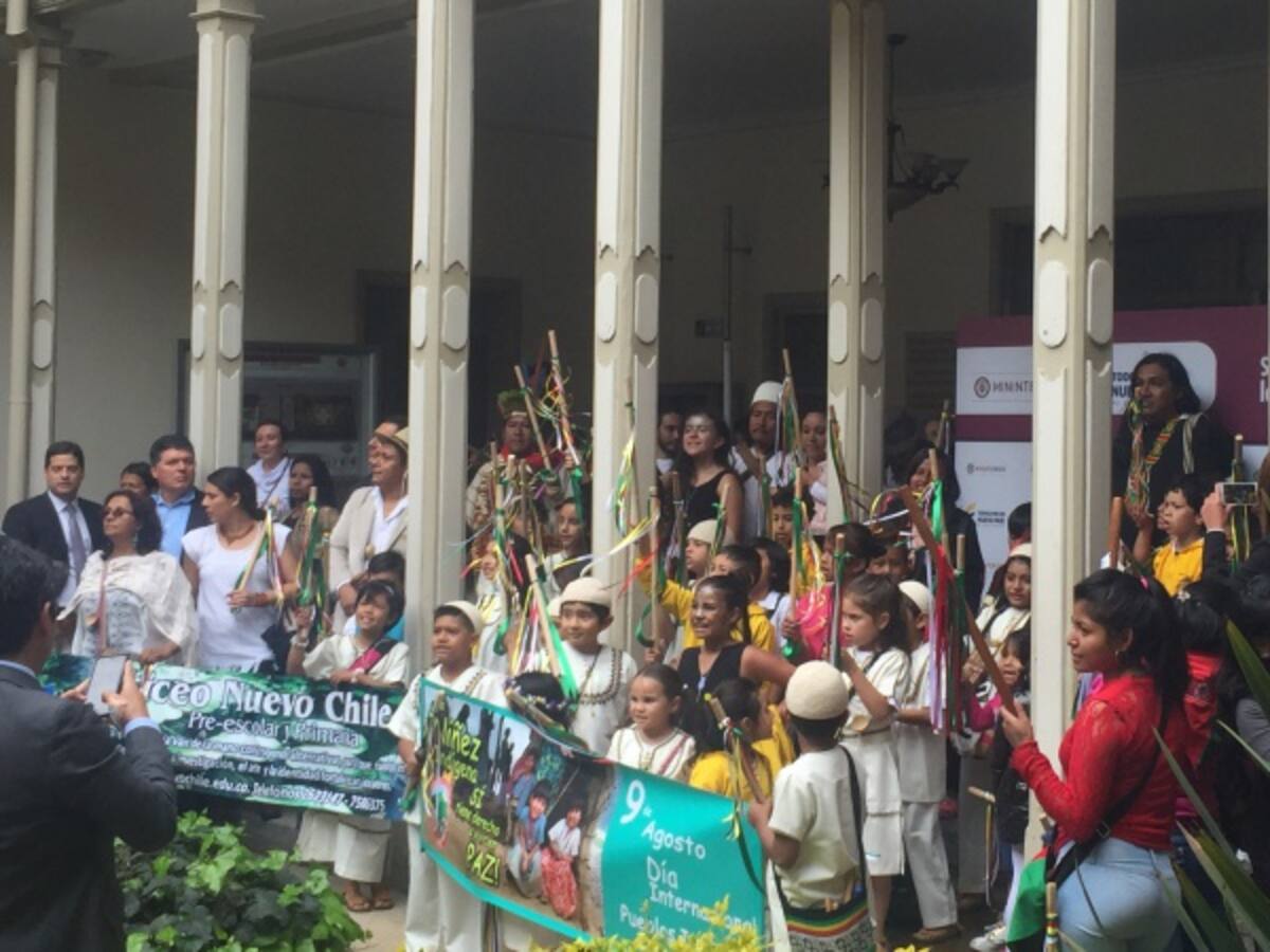 Autoridades indígenas se comprometieron a votar si en el plebiscito