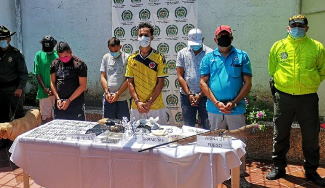 Capturan cinco integrantes de organización delincuencial en Puerto Boyacá con antecedes de seis delitos 