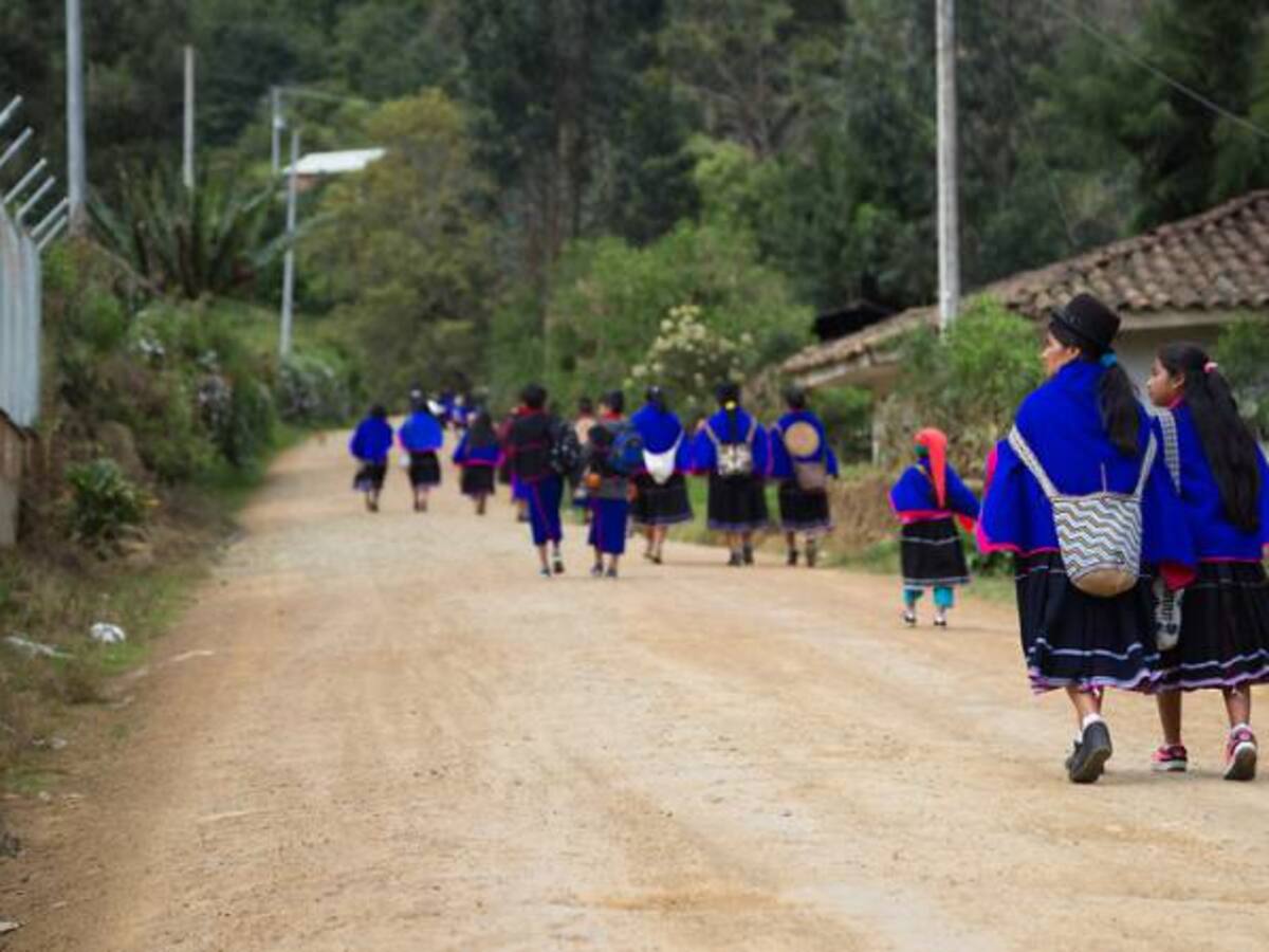 Comunidades indígenas Misak marcharan hoy a Popayán