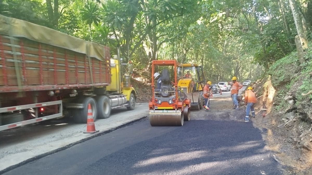 La próxima semana terminan trabajos en sector de Río Claro de autopista Medellín -Bogotá