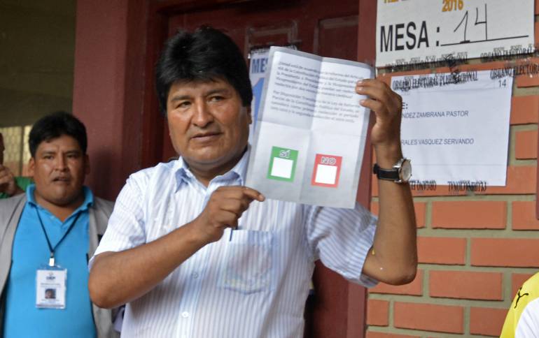 El presidente de Bolivia, Evo Morales.