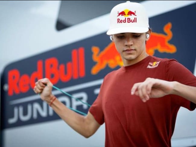 Sebastián Montoya se unió a la Academia Red Bull / @sebasmontoya58