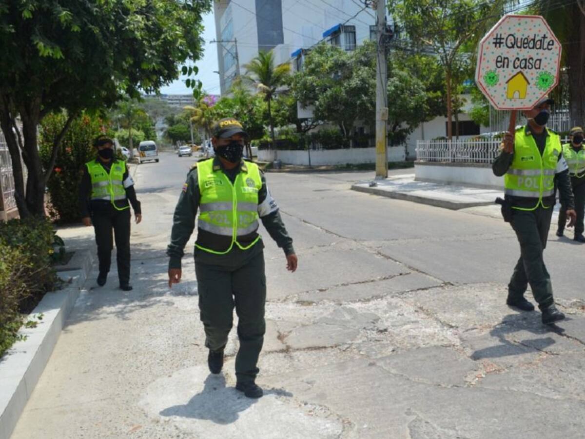 15 policías de la Metropolitana de Cartagena tienen COVID-19