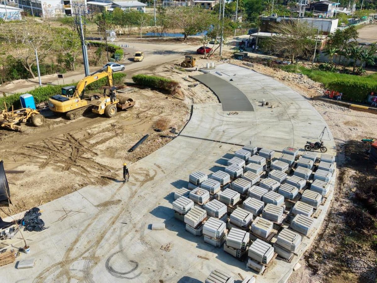 Construcción de doble calzada en Tierra Baja ya tiene avance del 40%