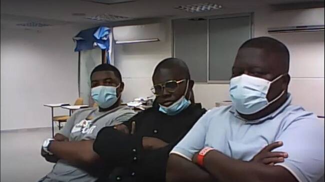 El alcalde de Riosucio, Chocó Conrad Valoyes Mendoza; el exsecretario de Gobierno del mismo municipio, Jazmir Blandón; y el almacenista de esa alcaldía, Halmar Yamith Lemos Vides investigados por presunta corrupción