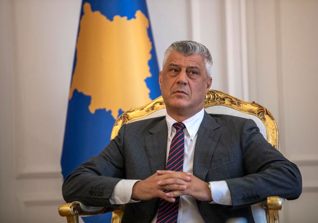 El expresidente de Kosovo, Hashim Thaçi, fue condenado a 25 años de prisión por crímenes de guerra. Getty Images